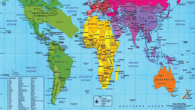 Illustration for article titled Every Map You’ve Looked At Is Wrong: This One Finally Gets The Sizes Right